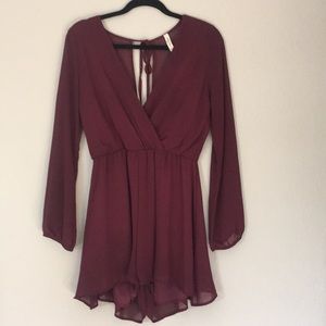 Long sleeve romper